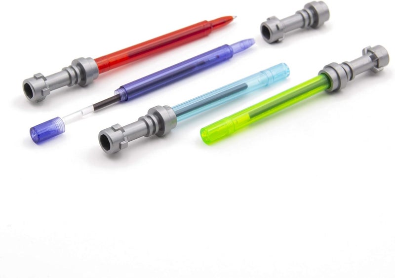 IQ LEGO Star Wars Lightsaber Gel Pen Set - 4 Pack Gel Pens (52875A) - Image 4